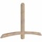 Ekena Millwork Bellingham Smooth Timber Gable Bracket, Douglas Fir, 72"W x 42"H x 3 1/2"D x 3 1/2"F, 14/12 Pitch GBW072X42X0404BEL00SDF - alternate 3